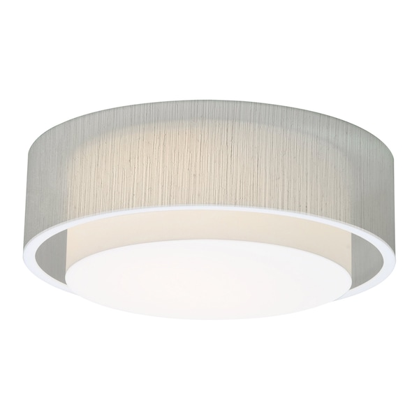Sanibel 23" LED Ceiling - White Finish Jute Shade